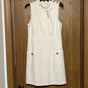 White House Black Market Cream Dress